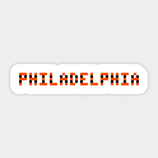 Pixel Hockey City Philadelphia 2017 Sticker